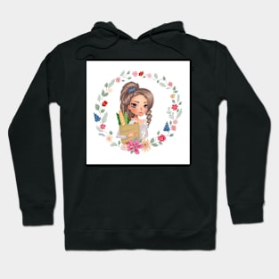 Girl with Groceries Hoodie